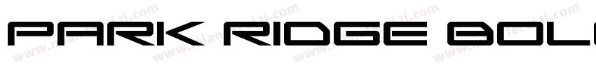 Park Ridge Bold字体转换